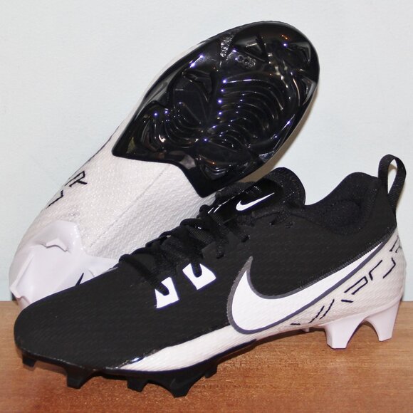 Nike Vapor Edge Speed 360 2 Football Cleats Mens 7.5 Black White - Picture 1 of 6